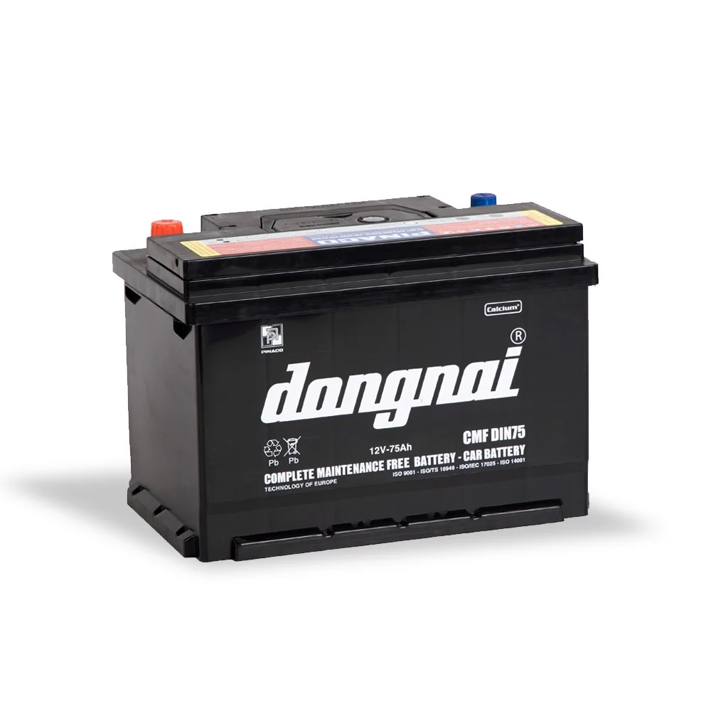 Ắc quy Đồng Nai CMF DIN75 (12v-75ah)