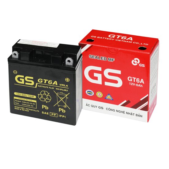 Ắc quy GS GT6A (12v-6ah)