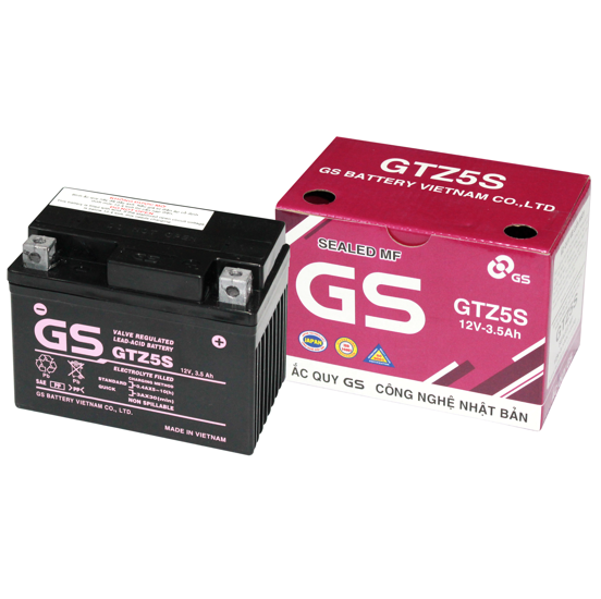 Ắc quy GS GTZ5S (12v-3.5ah)
