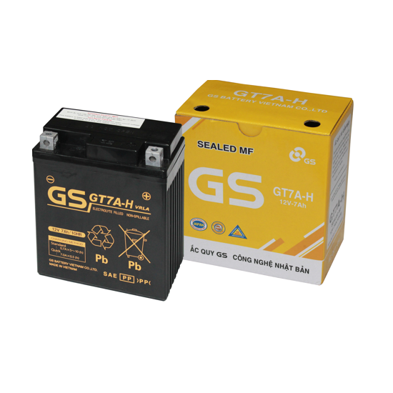 Ắc quy GS MF GT7A-H (12V-7AH)