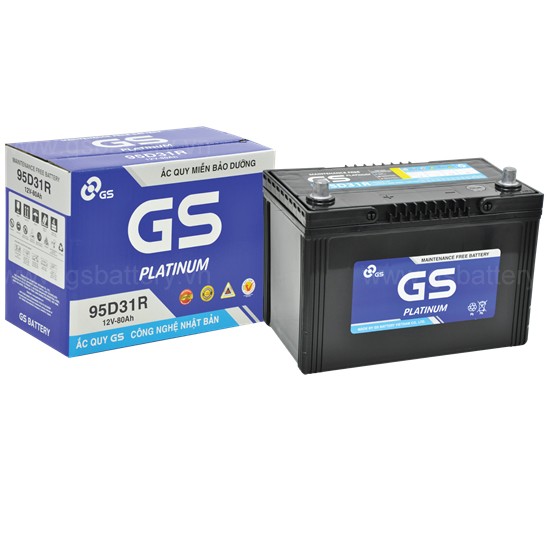 Ắc quy GS MF 95D31R (12v-80ah)